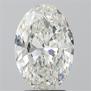 Picture of Natural Diamond 2.50 Carats, Oval with  Cut, H Color, VS2 Clarity and Certified by GIA