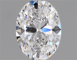 Foto Diamante Natural 0.51 quilates, Ovalado , Color D, claridad SI2 y certificado GIA de
