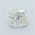 Natural Diamond 0.60 Carats, Cushion with  Cut, J Color, VS1 Clarity and Certified by GIA