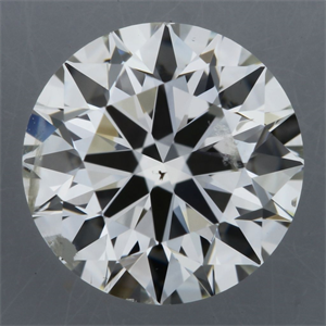 Picture of Natural Diamond 1.00 Carats, Round with Very Good Cut, K Color, I1 Clarity and Certified by GIA