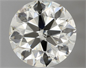 Diamante Natural 1.50 quilates, Redondo , Color N, claridad SI1 y certificado GIA