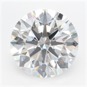 Lab Grown Diamond 3.55 Carats, Round with Ideal Cut, D Color, IF Clarity and Certified by IGI