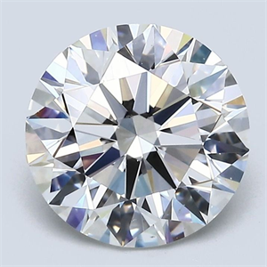 Foto Diamante Natural 2.81 quilates, Redondo , Color H, claridad VS2 y certificado GIA de