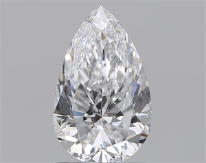 Picture of Natural Diamond 1.01 Carats, Pear with  Cut, D Color, SI2 Clarity and Certified by GIA