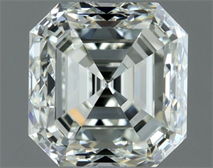 Picture of Natural Diamond 1.01 Carats, Asscher with  Cut, J Color, VVS2 Clarity and Certified by IGI