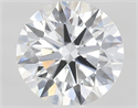 Lab Grown Diamond 1.10 Carats, Round with Excellent Cut, D Color, VVS2 Clarity and Certified by IGI