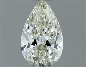 Picture of Natural Diamond 0.52 Carats, Pear with  Cut, I Color, VS1 Clarity and Certified by IGI