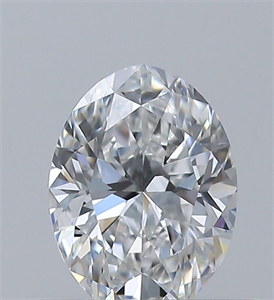Picture of Natural Diamond 0.40 Carats, Oval with  Cut, E Color, VVS2 Clarity and Certified by GIA