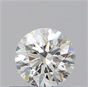 Diamante Natural 0.45 quilates, Redondo , Color H, claridad VVS2 y certificado GIA