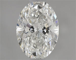 Foto Diamante Natural 0.70 quilates, Ovalado , Color H, claridad SI2 y certificado GIA de