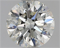 Natural Diamond 1.03 Carats, Round with Excellent Cut, I Color, SI1 Clarity and Certified by GIA