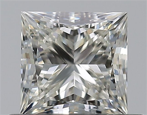 Foto Diamante Natural 0.61 quilates, Princesa , Color J, claridad VS1 y certificado GIA de