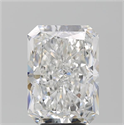 Natural Diamond 6.02 Carats, Radiant with  Cut, E Color, SI1 Clarity and Certified by GIA