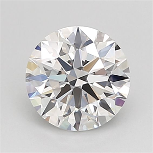 Picture of Lab Grown Diamond 1.02 Carats, Round with Ideal Cut, D Color, VVS2 Clarity and Certified by IGI