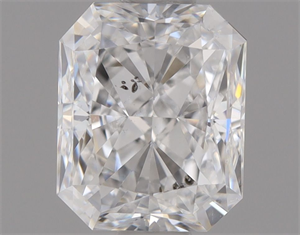 Picture of Natural Diamond 0.70 Carats, Radiant with  Cut, E Color, SI2 Clarity and Certified by GIA