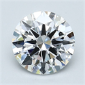 Natural Diamond 1.80 Carats, Round with Excellent Cut, D Color, VS1 Clarity and Certified by GIA