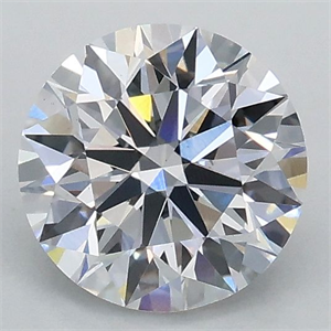 Picture of Lab Grown Diamond 0.91 Carats, Round with Ideal Cut, D Color, VS2 Clarity and Certified by IGI