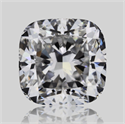 Natural Diamond 0.71 Carats, Cushion with  Cut, D Color, VS1 Clarity and Certified by GIA