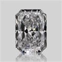 Natural Diamond 0.70 Carats, Radiant with  Cut, E Color, VVS1 Clarity and Certified by GIA