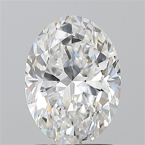 Foto Diamante Natural 1.70 quilates, Ovalado , Color E, claridad VS1 y certificado GIA de