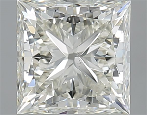 Foto Diamante Natural 3.01 quilates, Princesa , Color I, claridad SI1 y certificado IGI de