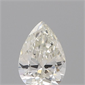 Natural Diamond 0.31 Carats, Pear with  Cut, I Color, SI1 Clarity and Certified by GIA