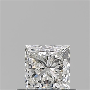 Picture of Natural Diamond 0.50 Carats, Princess with  Cut, H Color, VVS1 Clarity and Certified by GIA