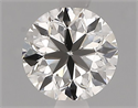 Natural Diamond 1.02 Carats, Round with Very Good Cut, H Color, VVS2 Clarity and Certified by IGI