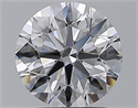 Natural Diamond 1.90 Carats, Round with Excellent Cut, D Color, VS1 Clarity and Certified by GIA