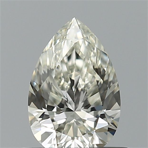 Foto Diamante Natural 0.50 quilates, De pera , Color H, claridad VVS2 y certificado IGI de