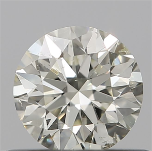 Picture of Natural Diamond 0.51 Carats, Round with Excellent Cut, L Color, SI1 Clarity and Certified by IGI