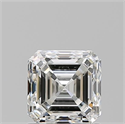 Diamante Natural 1.20 quilates, Asscher , Color G, claridad SI1 y certificado GIA
