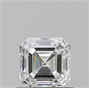 Natural Diamond 0.72 Carats, Asscher with  Cut, I Color, VS1 Clarity and Certified by GIA