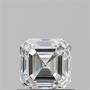 Picture of Natural Diamond 0.72 Carats, Asscher with  Cut, I Color, VS1 Clarity and Certified by GIA