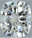 Natural Diamond 4.04 Carats, Cushion with  Cut, K Color, SI1 Clarity and Certified by GIA