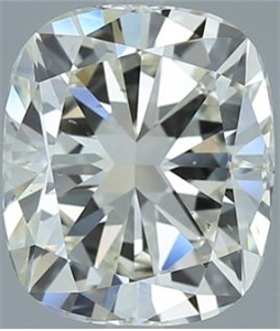 Picture of Natural Diamond 4.04 Carats, Cushion with  Cut, K Color, SI1 Clarity and Certified by GIA