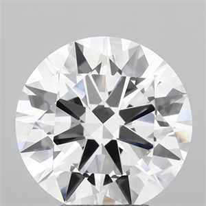 Picture of Lab Grown Diamond 3.53 Carats, Round with Excellent Cut, E Color, VVS2 Clarity and Certified by IGI