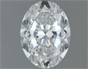 Natural Diamond 1.20 Carats, Oval with  Cut, F Color, SI1 Clarity and Certified by GIA