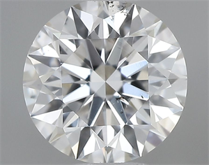 Picture of Natural Diamond 0.50 Carats, Round with Very Good Cut, E Color, SI1 Clarity and Certified by GIA