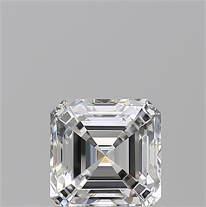 Foto Diamante Natural 0.74 quilates, Asscher , Color E, claridad VVS1 y certificado GIA de