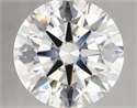Lab Grown Diamond 4.35 Carats, Round with Ideal Cut, E Color, VVS2 Clarity and Certified by IGI