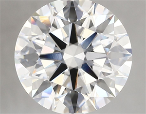 Picture of Lab Grown Diamond 4.35 Carats, Round with Ideal Cut, E Color, VVS2 Clarity and Certified by IGI