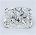 Diamante Natural 3.51 quilates, Del cojín , Color G, claridad VS2 y certificado GIA