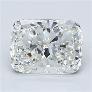 Foto Diamante Natural 3.51 quilates, Del cojín , Color G, claridad VS2 y certificado GIA de