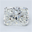 Diamante Natural 3.51 quilates, Del cojín , Color G, claridad VS2 y certificado GIA