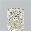 Natural Diamond 3.02 Carats, Radiant with  Cut, K Color, SI1 Clarity and Certified by GIA