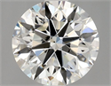 Natural Diamond 0.90 Carats, Round with Excellent Cut, H Color, SI1 Clarity and Certified by GIA