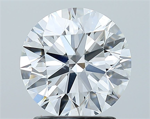 Foto Diamante Natural 1.81 quilates, Redondo , Color E, claridad SI1 y certificado GIA de