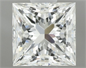 Natural Diamond 0.72 Carats, Princess with  Cut, J Color, VS1 Clarity and Certified by GIA