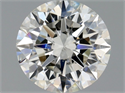 Natural Diamond 0.70 Carats, Round with Very Good Cut, H Color, SI1 Clarity and Certified by GIA